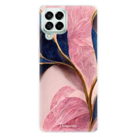iSaprio Pink Blue Leaves pro Samsung Galaxy M53 5G