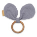 Kroužek s listy New Baby Ears grey