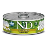 ND Cat konz. Prime 80g diviak, jablko