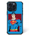 Pouzdro pro Apple Iphone 14 Pro Superman 029 DC Magsafe Modré