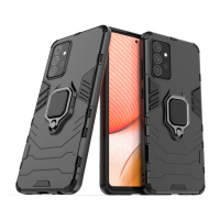 Pancéřové hybridní pouzdro Ring Armor + magnetický držák Samsung Galaxy A72 4G černé