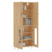 vidaXL Skříň highboard dub sonoma 69,5 x 34 x 180 cm kompozitní dřevo