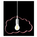 Stropní svítidlo TooLight Cloudie světle růžová