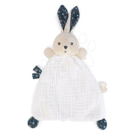 Textilní zajíček na mazlení Nature Rabbit Doudou K'doux Kaloo bílý 20 cm z jemného materiálu od 