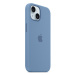 Apple silikonový kryt MT0Y3ZM/A vč. magsafe pro Apple iPhone 15, winter blue
