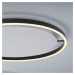 LEUCHTEN DIREKT is JUST LIGHT LED stropní svítidlo antracit, kruhové, pr.60cm, stmívatelné, Swit