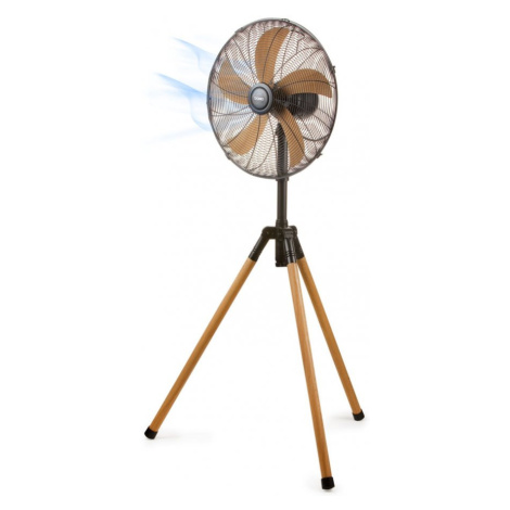 Ventilátor stojanový 45 cm - imitace dřeva - DOMO DO8146 DOMO-ELEKTRO