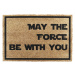 Rohožka z kokosového vlákna 40x60 cm May the Force Be With Your – Artsy Doormats