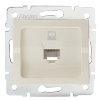 Kanlux 25167 LOGI Datová zásuvka RJ45Cat 5e Jack - krémová