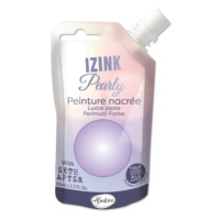 Perleťová barva Aladine Izink Pearl 80 ml - smokey lilac pastelová fialová Aladine