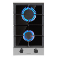Klarstein Alchemist Domino, plynová varná deska, 2 hliníkové hořáky, sklokeramika