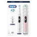 Oral-B iO Series 6 Duo White & Pink Sand set elektrických zubních kartáčků, 5 režimů, AI, časova