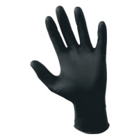 PuraComfort Black Nitrile Gloves Powderfree - černé bezpúdrové nitrilové rukavice, 100 ks, Large