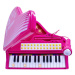 Bontempi Dětské elektronické Grand piano se židlí a mikrofonem GIRL