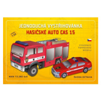 Hasičské auto CAS 15 - Jednoduchá vystřihovánka Ivan Zadražil