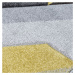 Flair Rugs koberce Kusový koberec Hand Carved Aurora Grey/Ochre - 120x170 cm