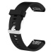 FIXED Silicone Strap řemínek pro Garmin QuickFit (20mm) černý