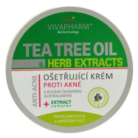 VIVACO Vivapharm Tea Tree Oil Ošetřující krém proti akné 200 ml