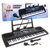 Mamido  Mamido Dětský keyboard s mikrofonem stojánem USB MP3 MQ6159UFB