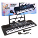 Mamido  Mamido Dětský keyboard s mikrofonem stojánem USB MP3 MQ6159UFB