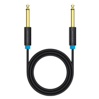 Kabel Vention 6.35mm TS Male to Male Audio Cable 1m BAABF (black)