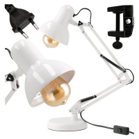 Stolní LED lampa 1xE27 bílá