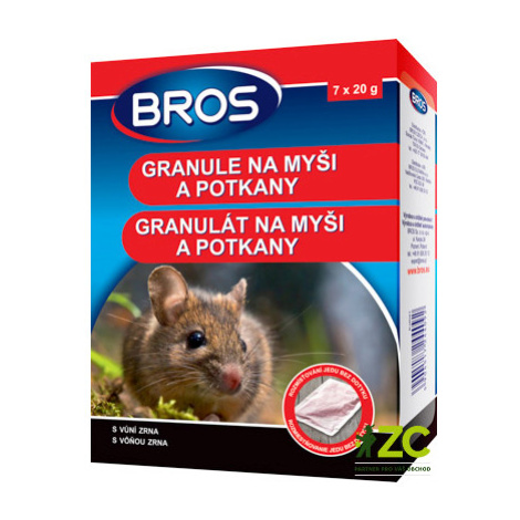 Granule na myši a potkany BROS 140g