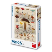 Houby koláž 1000 Puzzle