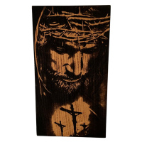 Dřevěný obrázek Ježíše Krista 33,5 x 20 x 2,5 cm