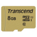 Transcend Micro SDHC 500S 8GB 95MB/s UHS-I U1 + SD adaptér - TS8GUSD500S