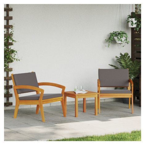 vidaXL Zahradní křeslo 2 pcs Přírodní olej Masivní akátové dřevo