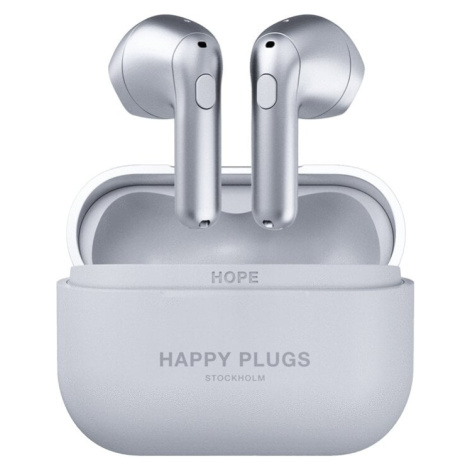 Happy Plugs Hope, stříbrná - 1702