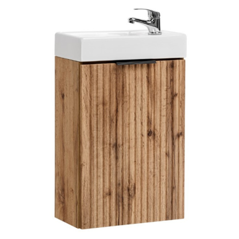ArtCom Koupelnová skříňka s umyvadlem ADEL Oak U40/1 | 40 cm
