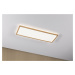 PAULMANN LED Panel Atria Shine Backlight IP44 hranaté 580x200mm 22W 4000K design dřevo 710.36