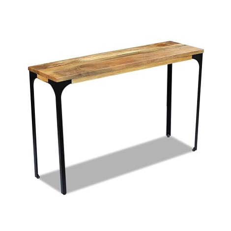 Konzolový stolek, masivní mangovníkové dřevo 120x35x76 cm SHUMEE