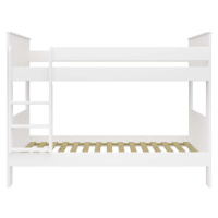 Bílá patrová dětská postel 90x200 cm Alba - Tvilum
