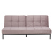 Dkton Designová rozkládací sedačka Amadeo 198 cm růžová