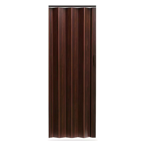 Shrnovací dveře Accordion tmavý ořech 820mm BAUMAX