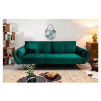 Estila Designová smaragdová sedačka Domingo 215cm