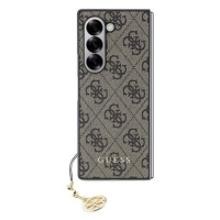 Guess 4G Charm Zadní Kryt pro Samsung Galaxy Z Fold6 Brown