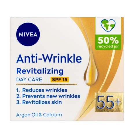 Nivea Obnovující denní krém proti vráskám 55+ OF 15 50ml
