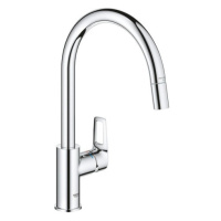 Dřezová baterie Grohe Start Loop s vytahovací sprškou chrom 30556000