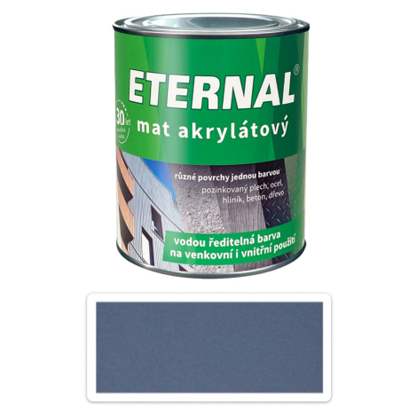 ETERNAL Mat akrylátový - vodou ředitelná barva 0.7 l Tmavě šedá 04