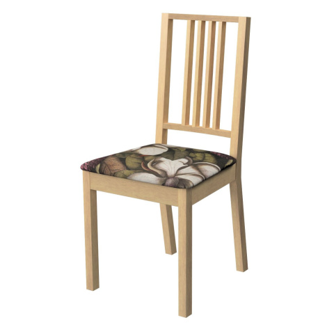 Dekoria Potah na sedák židle Börje, béžovo-zelená, potah sedák židle Börje, Eden, 144-24