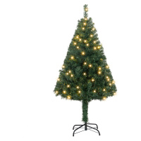 Juskys Umělý vánoční stromek s LED svíčkami - 150 cm