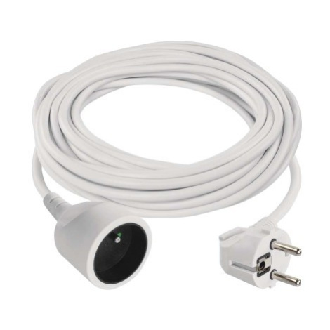 EMOS Prodlužovací kabel s 1 zásuvkou 1,5 mm² MULO 10 m bílý