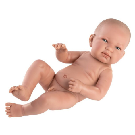 LLORENS - 73801 NEW BORN CHLAPEK - realistické miminko s celovinylovým tělem - 40 cm