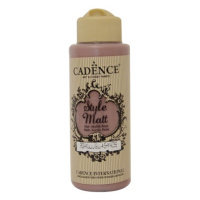 Matná akrylová barva Cadence Style Matt 120ml - aschy rose růžová popelavá Aladine