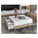 Luxusní obývací pokoj salinger - ořech pacifik/bílá