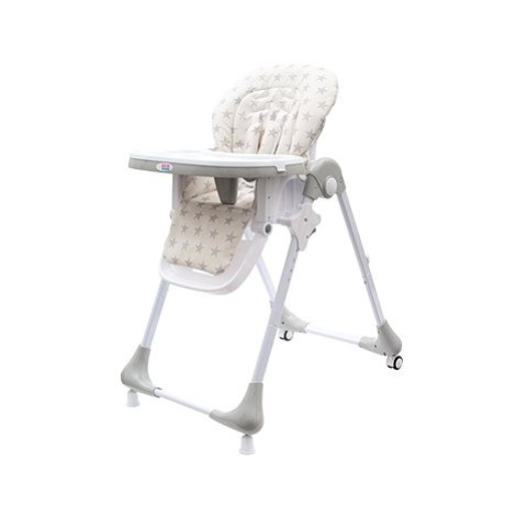 New Baby Jídelní židlička Gray Star
